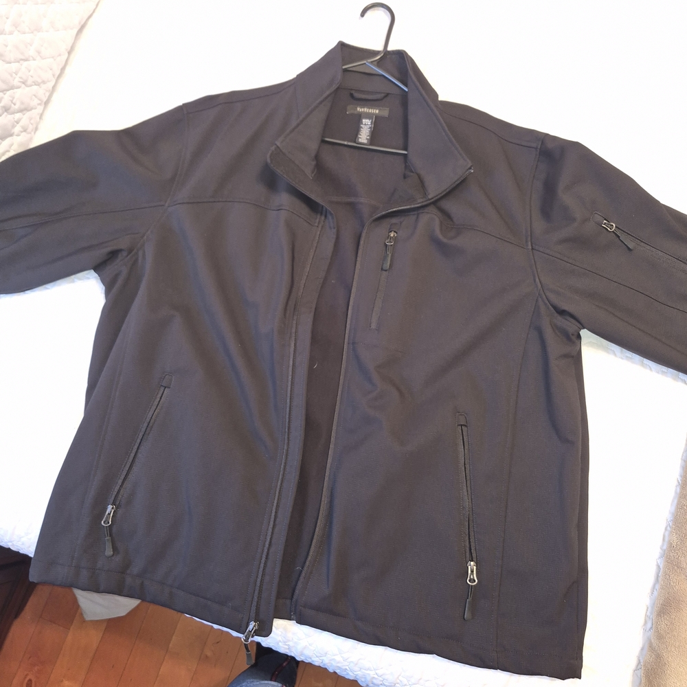 Weatherproof Men's Black Windbreaker Jacket